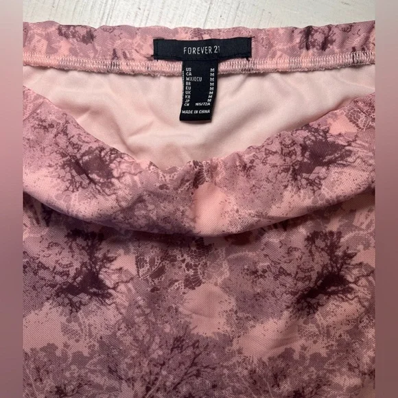 Forever 21 Pink Abstract Mini Skirt - Picture 2 of 8